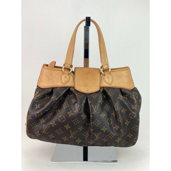 Louis Vuitton Handbag BOETIE PM Monogram Brown Canvas Hobo Tote Bag - Picture 3 of 12